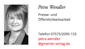 sabine Voehringer, Presse-Ansprechpartner, Petra Wendler, Sabine Vöhringer