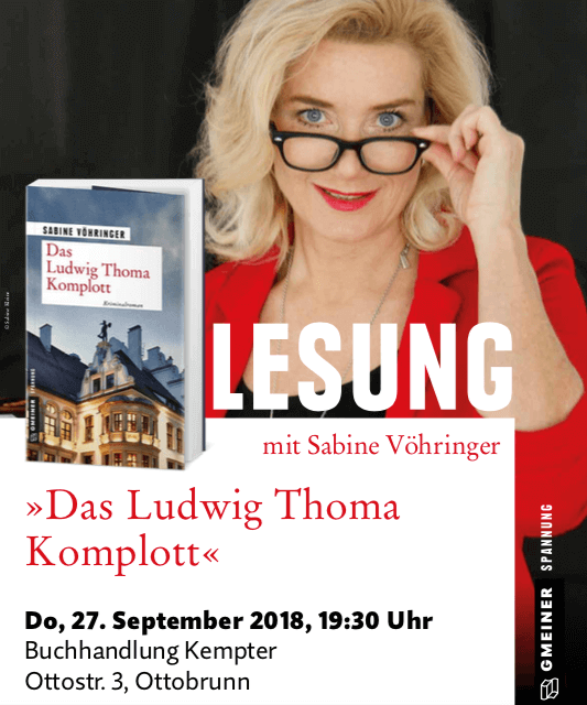 Lesung Das Ludwig Thoma Komplott Sabine Voehringer, Kempter