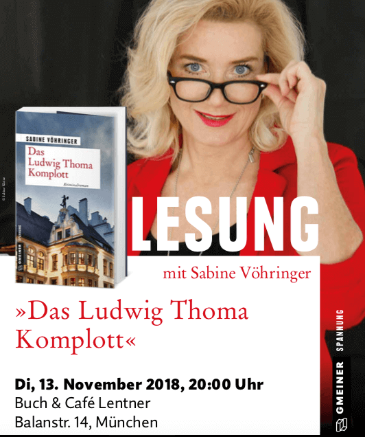 Lesung das Ludwig Thoma Komplott Sabine Voehringer, Lentner 