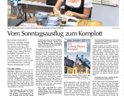 Das Ludwig Thoma Komplott Oberpfalz Medien